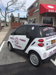 All American Bagels & Baristas II delivery car